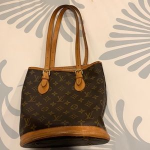 Louis Vuitton monogram bucket bag